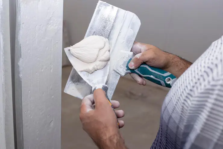 plastering